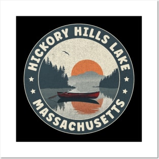 Hickory Hills Lake Massachusetts Sunset Posters and Art